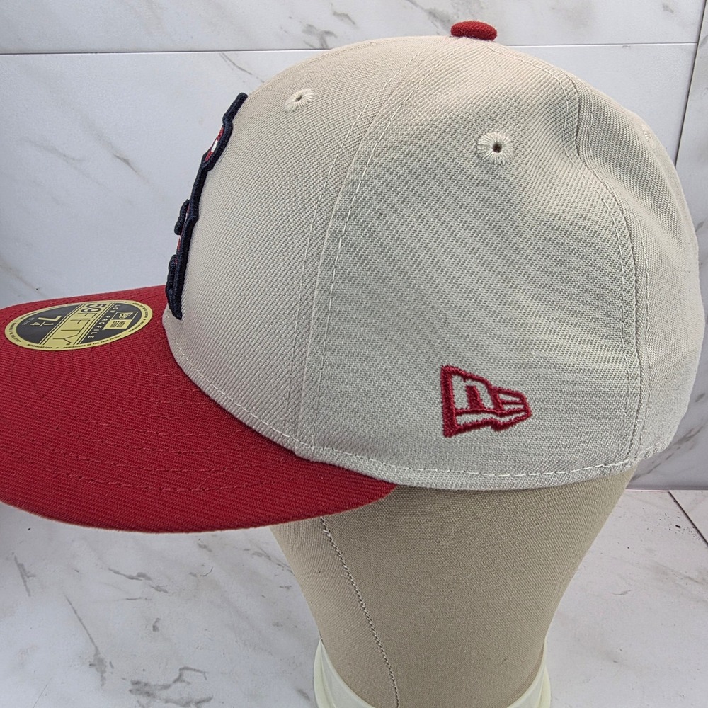 New Era Los Angeles Angels MLB July 4th Low Profile 59Fifty Fitted Hat 7 1/4 - Picture 4 of 11